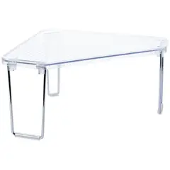 INTERDESIGN - Repisa esquinera para gabinetes 34,2x25,4x2,5 cm acrílico