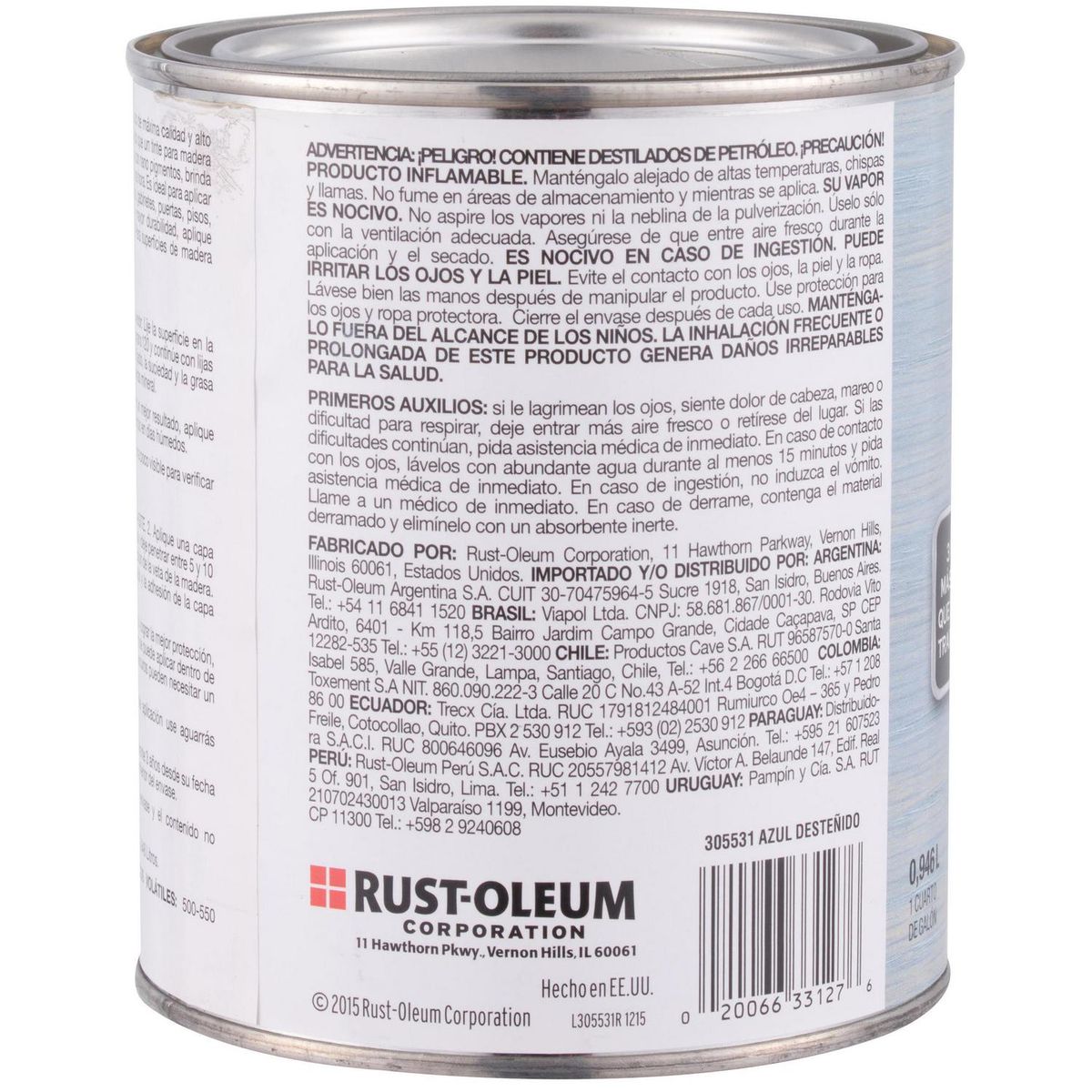 VARATHANE - Tinte Varathane Mate 0.25 galón(es) Azul