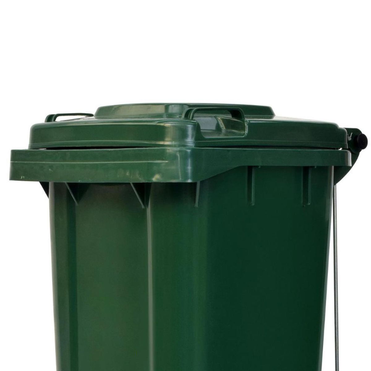 SOGA - Contenedor de Reciclaje Soga 120 Litros con Pedal Verde para Jardín