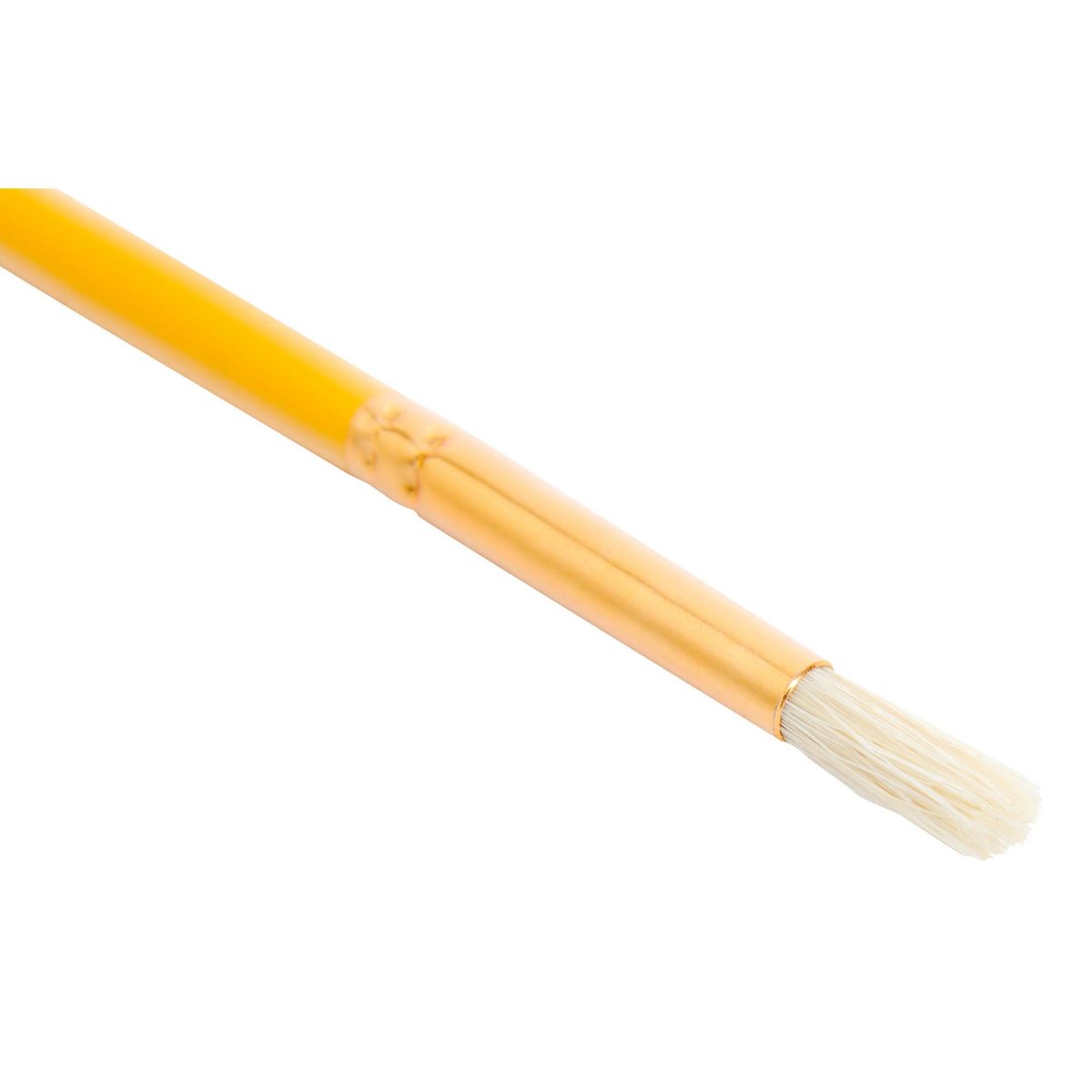 HELA - Pincel Redondo Hela Nº6 Cerda Blanca Mango Amarillo