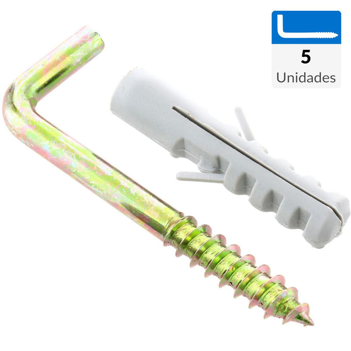 RH - Tornillo Escuadra Concreto 2-1/2 " 6 mm 5 unidad(es)