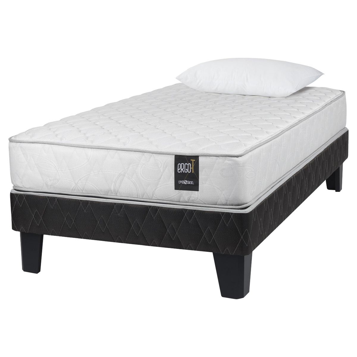 ROSEN - Cama Europea Ergo T 1.5 plazas long + almohada