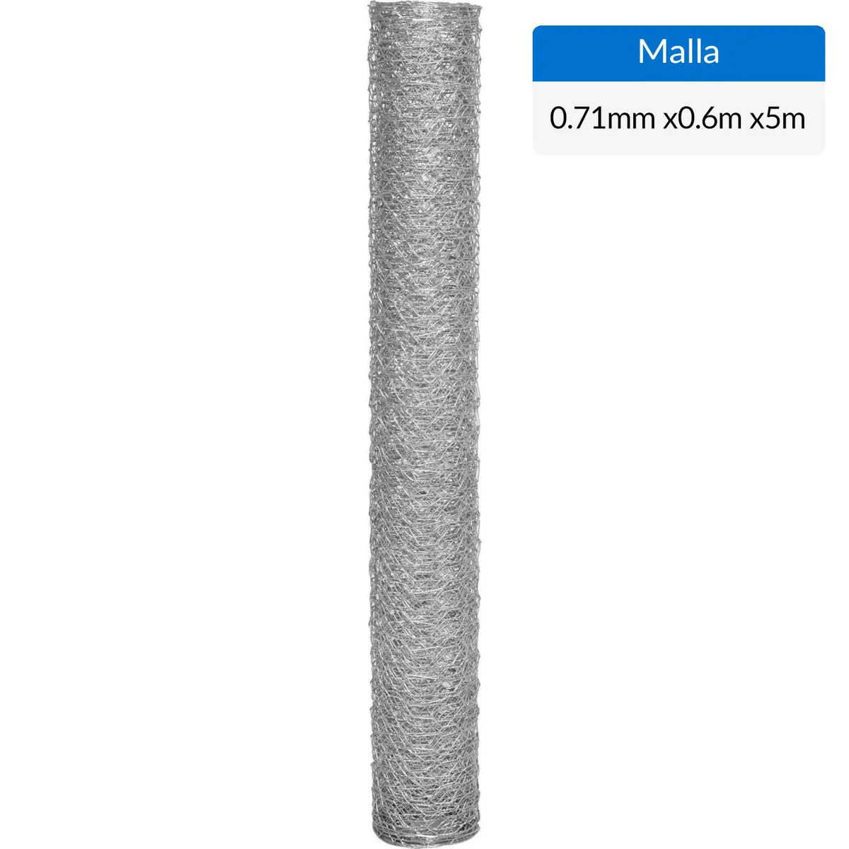 VECTOR - Malla hexagonal galvanizada de 3/4X0,6X5 m