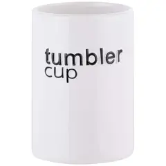 JUST HOME COLLECTION - Vaso para baño blanco