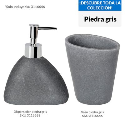 Imagen 2 del producto Vaso Para Baño Gris