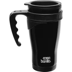 JUST HOME COLLECTION - Mug Térmico 400 ml Acero Inoxidable Negro