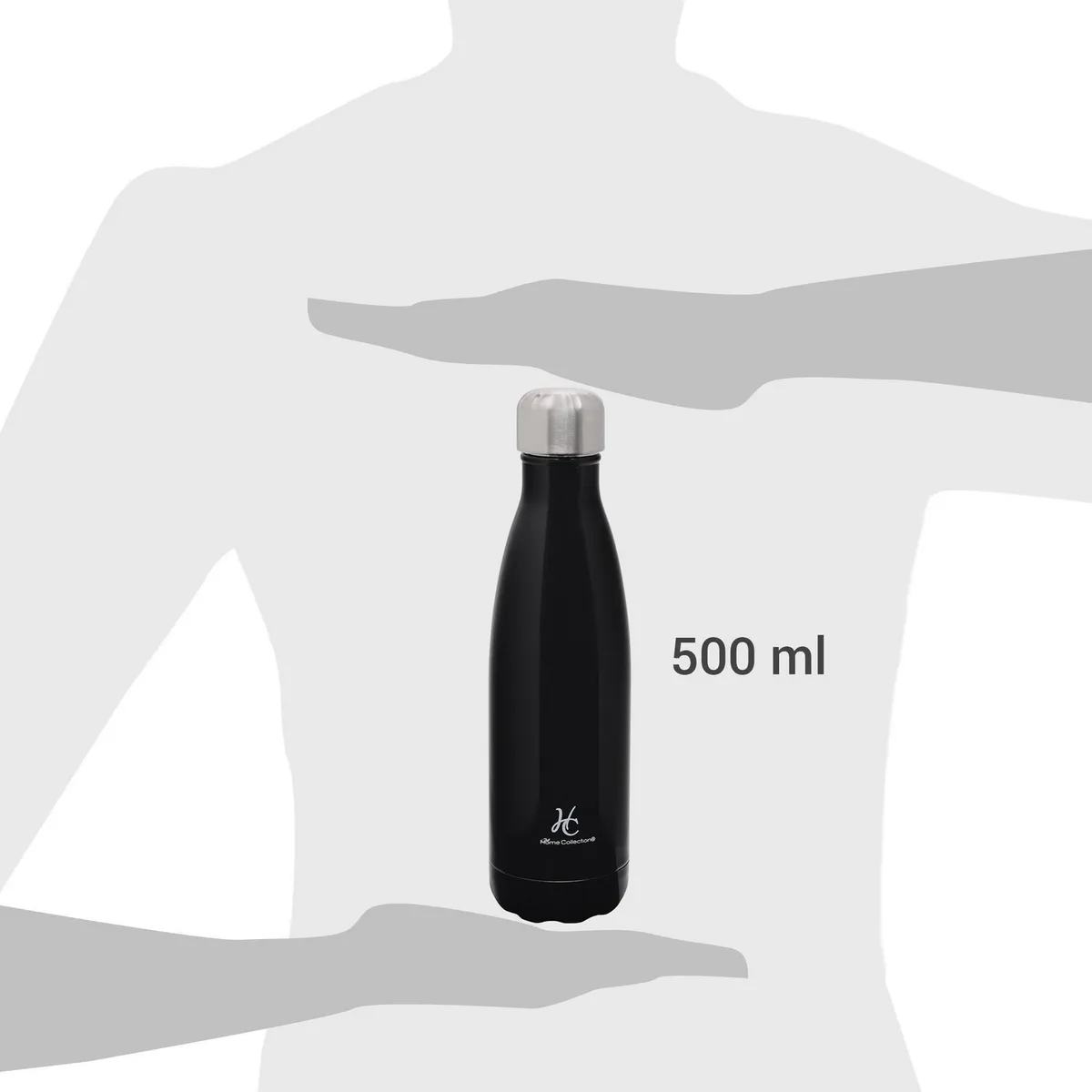 JUST HOME COLLECTION - Termo Botella 500 ml Negro