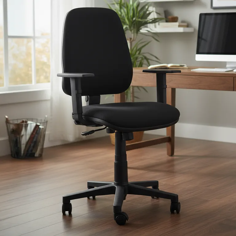 CONTATTO Silla Escritorio Rudy Negro