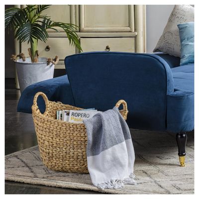 Imagen 2 del producto Canasto Decorativo Tejido Fibra 55X35X30 Cm