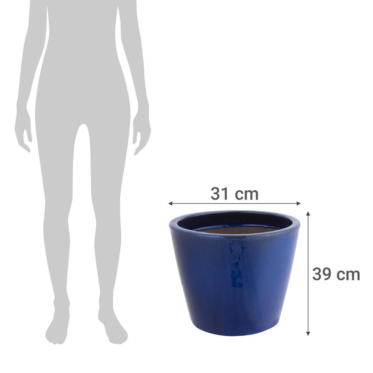 JUST HOME COLLECTION - Macetero de cerámica