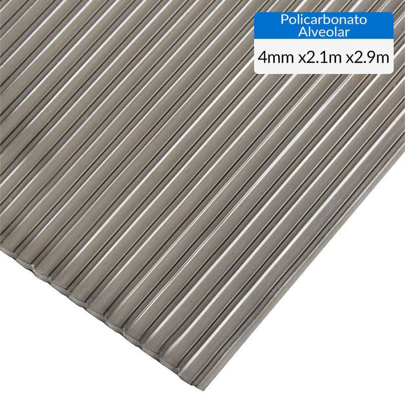 DVP - Plancha Policarbonato Alveolar 4 mm 210x290 cm Bronce
