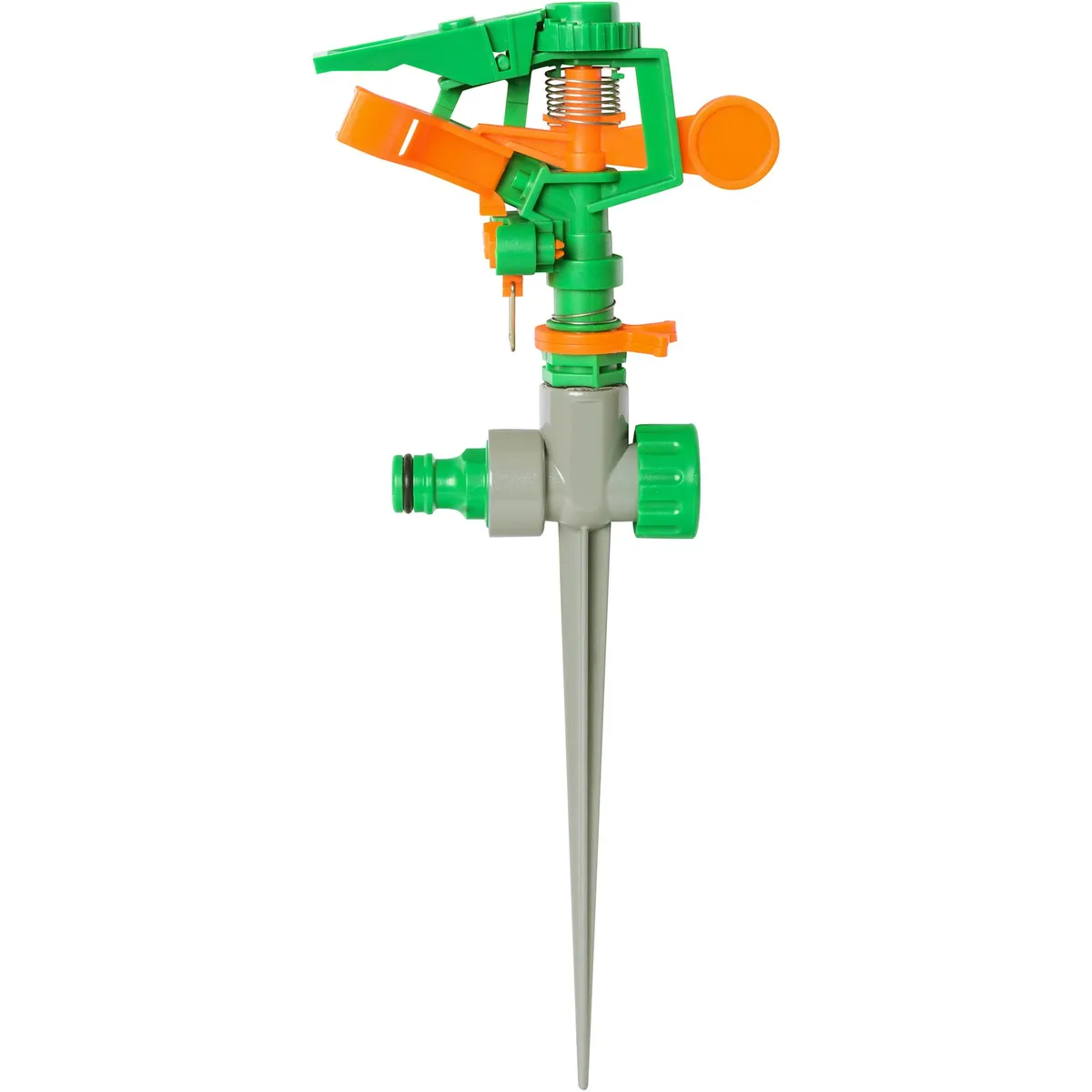ERGO - Regador aspersor de plástico con estaca de metal