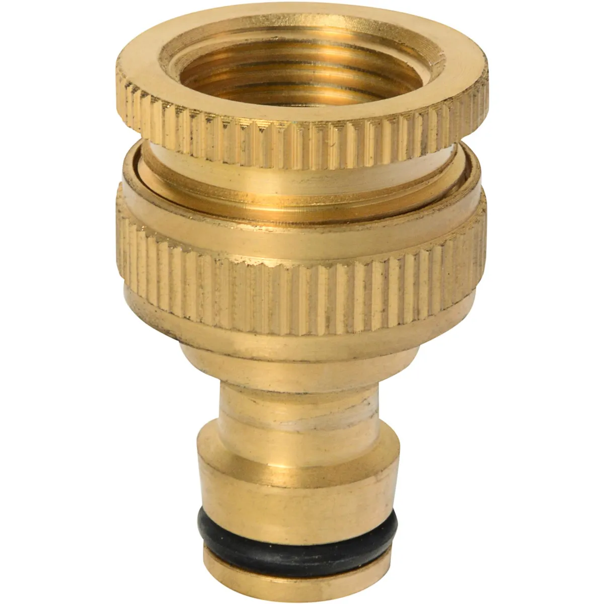 ERGO - Adaptador para manguera 1/2" y 3/4" de bronce