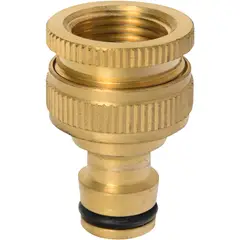 ERGO - Adaptador para manguera 1/2" y 3/4" de bronce