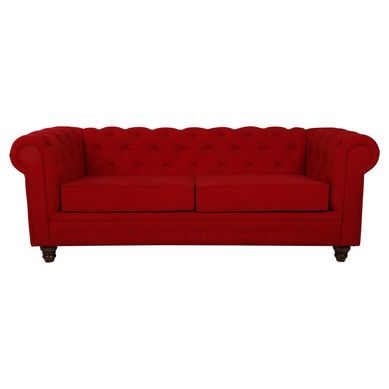 Sof 3 cuerpos 200x95x80 cm rojo