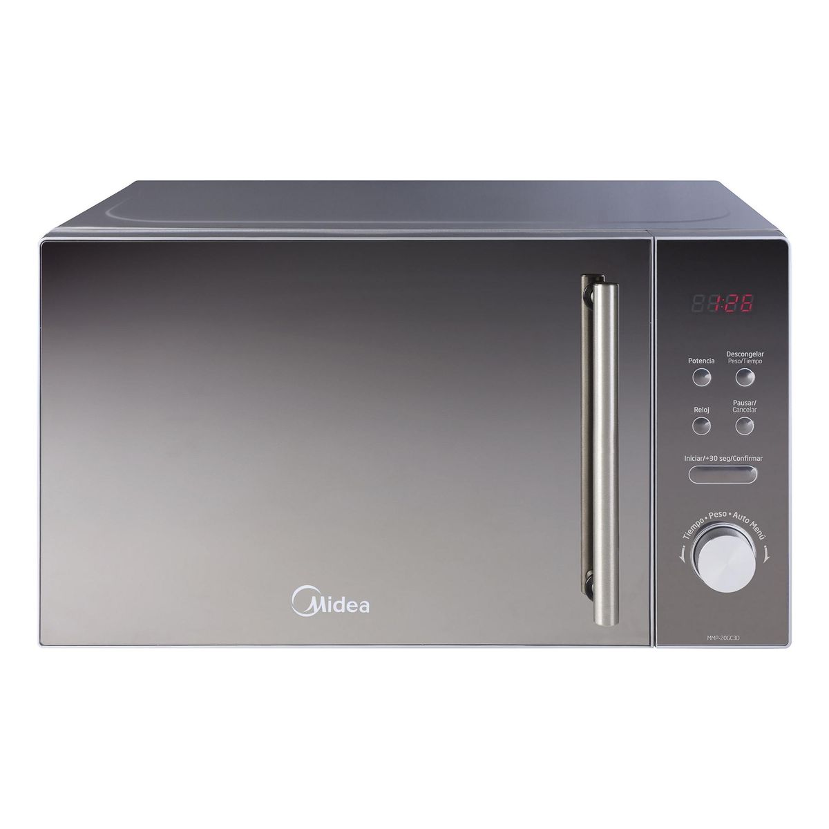 MIDEA - Microondas Digital 20 Litros Silver MMP-20GC3D