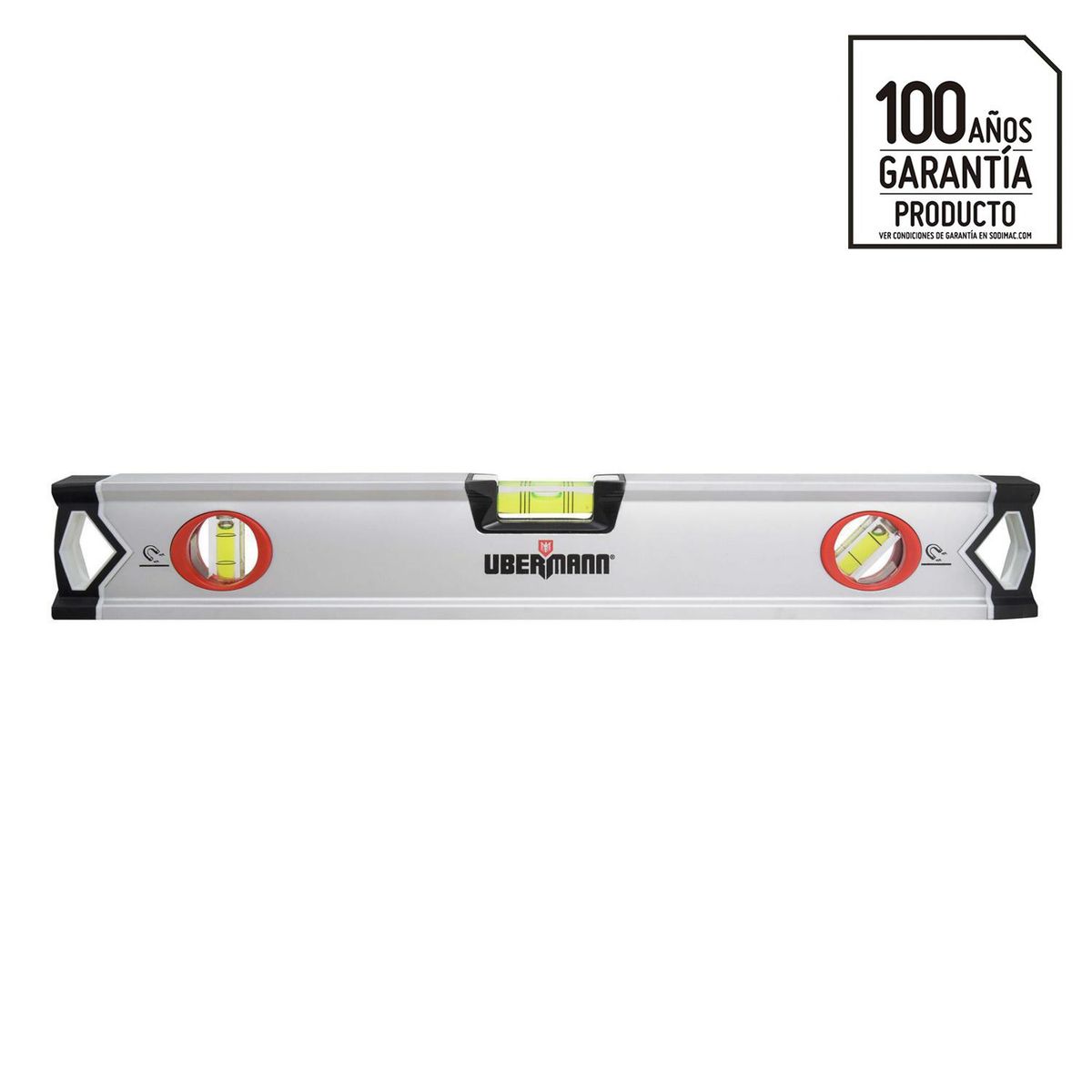 UBERMANN - Nivel de aluminio 18" gris