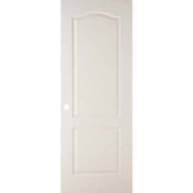 Puerta Prestige HDF C/2 Paneles C/ Perforacin Blanco Prepint