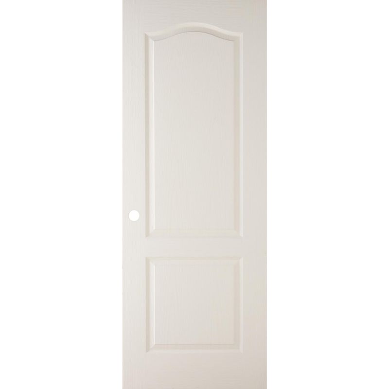 MULTIMARCA - Puerta Prestige HDF con 2 Paneles con Perforación Blanco Prepintada