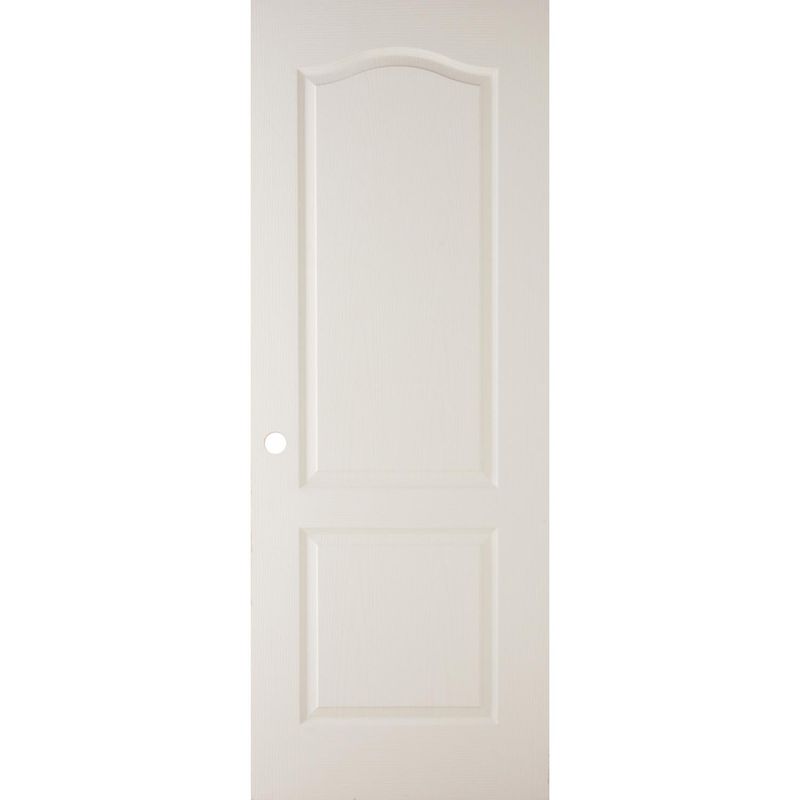 MULTIMARCA - Puerta Prestige HDF con 2 Paneles con Perforación Blanco Prepintada
