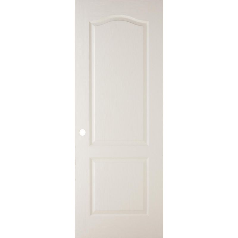 MULTIMARCA - Puerta Prestige HDF con 2 Paneles con Perforación Blanco Prepintada