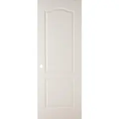 MULTIMARCA - Puerta Prestige HDF con 2 Paneles con Perforación Blanco Prepintada