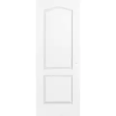 MULTIMARCA - Puerta Prestige HDF con 2 Paneles con Perforación Blanco Prepintada