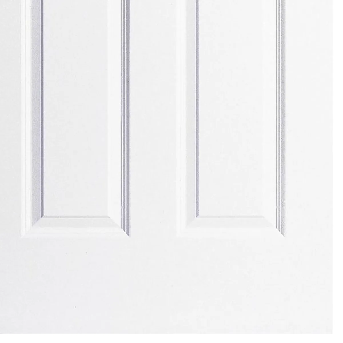 MULTIMARCA - Puerta Sinfonía HDF con 6 Paneles con Perforación Blanco Prepintada