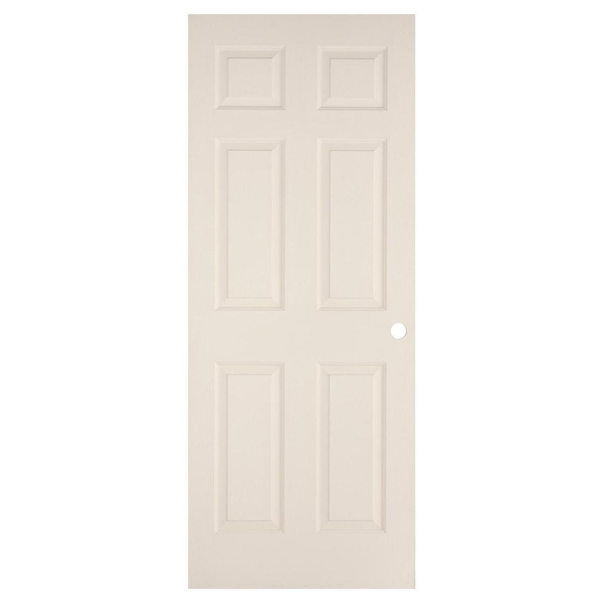 MULTIMARCA - Puerta Sinfonía HDF con 6 Paneles con Perforación Blanco Prepintada