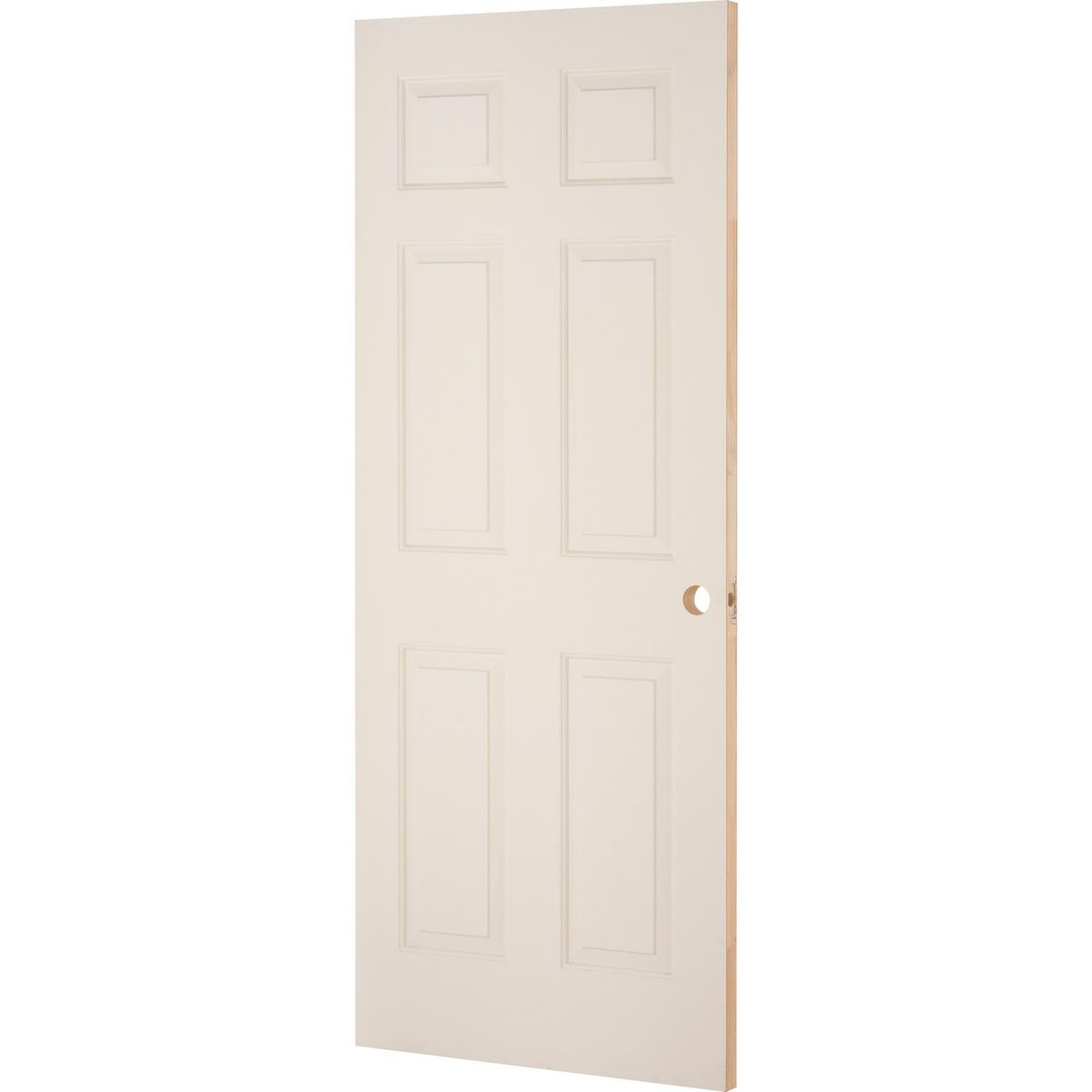 MULTIMARCA - Puerta Sinfonía HDF con 6 Paneles con Perforación Blanco Prepintada