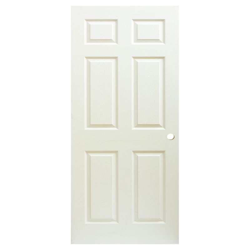 MULTIMARCA - Puerta Sinfonía HDF con 6 Paneles con Perforación Blanco Prepintada