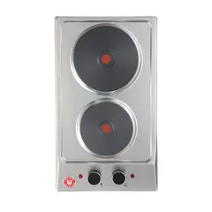 URSUS TROTTER - Encimera Eléctrica 2 Platos Negro/inox UT PRIME E2P