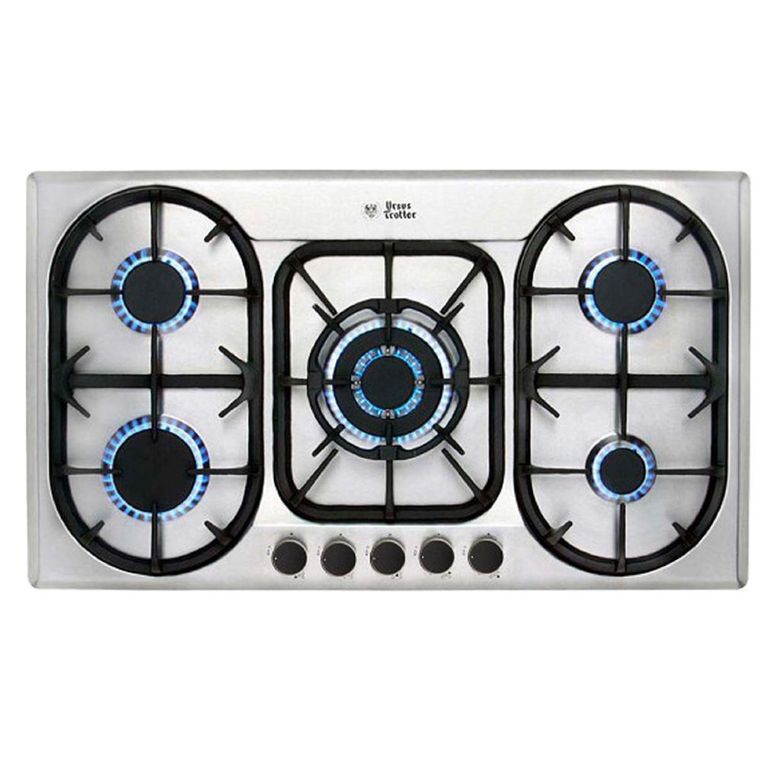 Encimera Gas 5 Platos Silver UT PRIME GT5 GN
