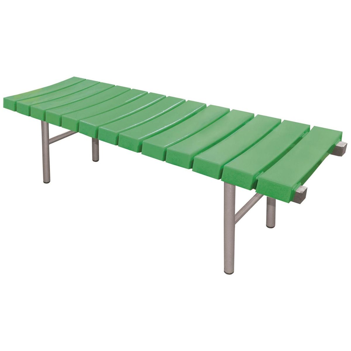 MALETEK - Banqueta de espera 45x45x150 cm verde