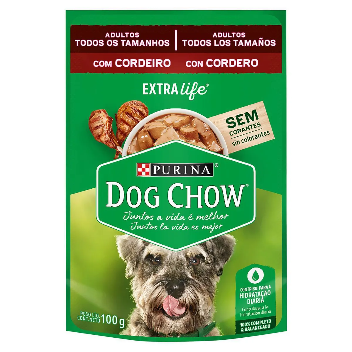 DOG CHOW - Snack para perro adulto 100 gr cordero