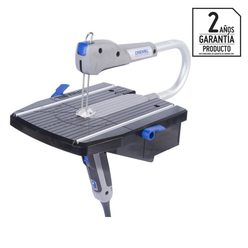 DREMEL - Dremel sierra caladora de banco + 10 accesorios.