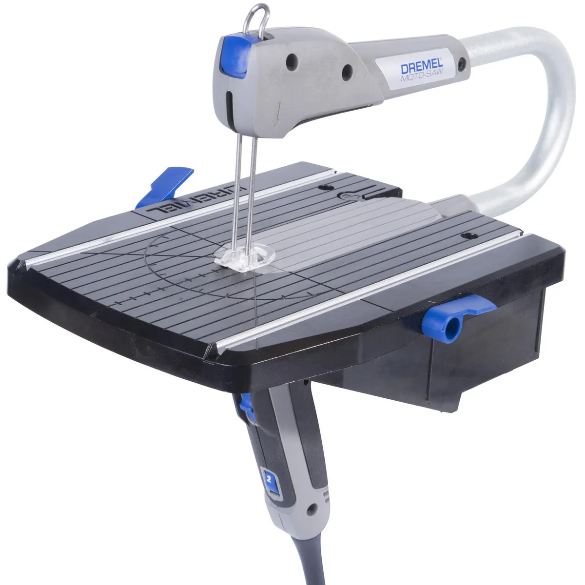 DREMEL - Dremel sierra caladora de banco + 10 accesorios.