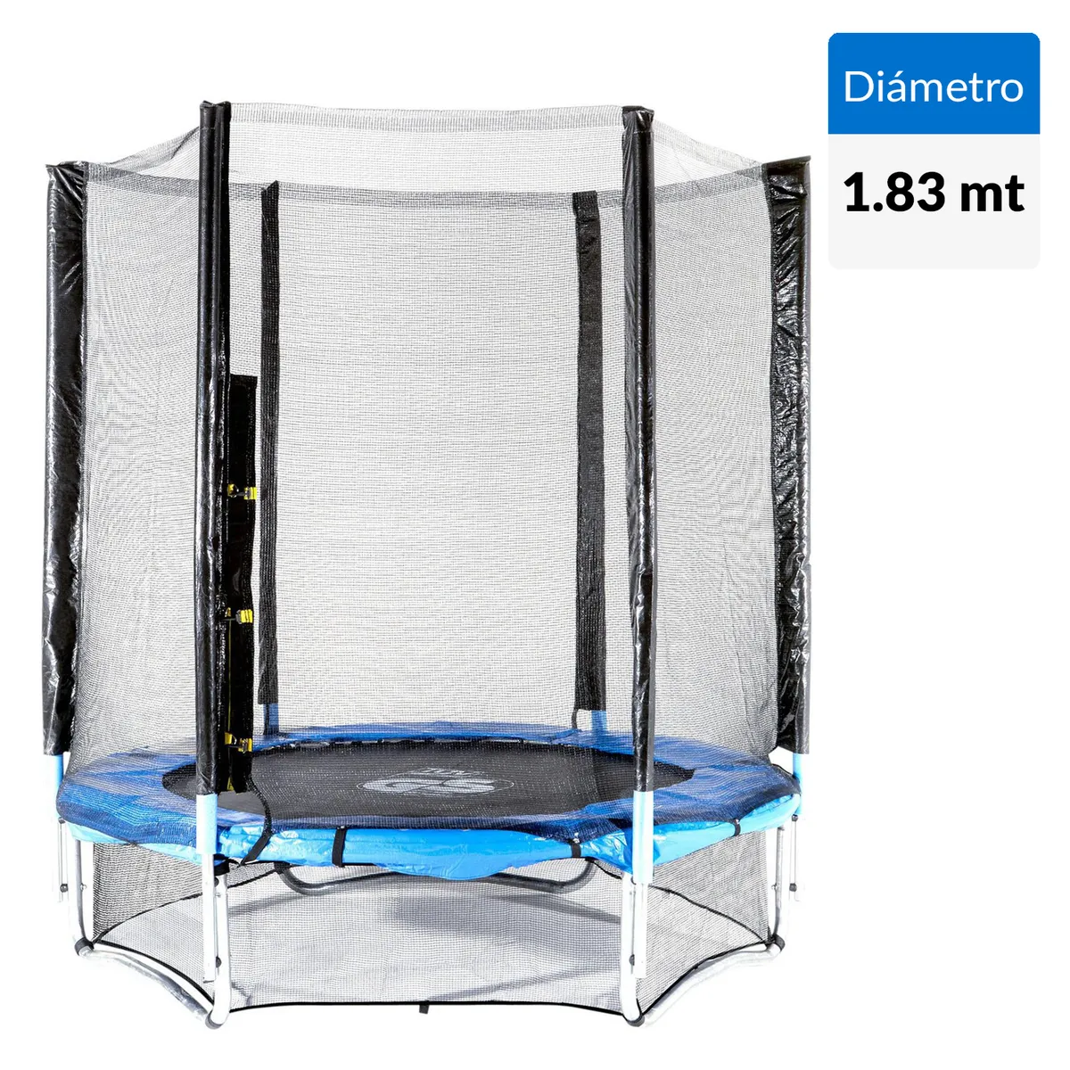 KIDSCOOL - Cama Elástica 183x201x183 cm Azul