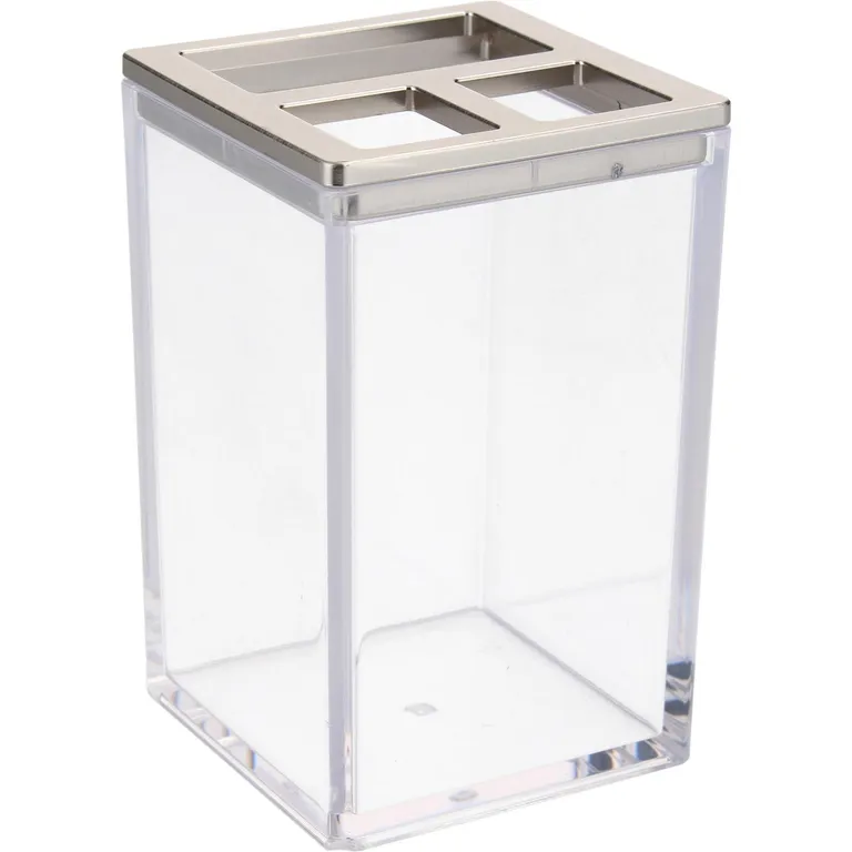 Portacepillo Para Baño Transparente