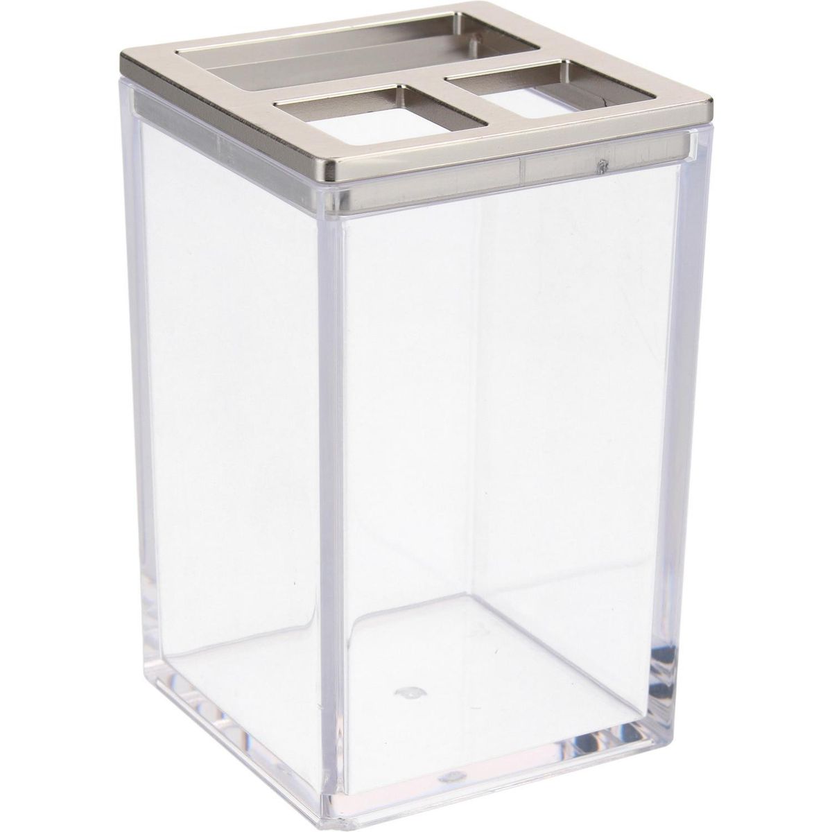 INTERDESIGN - Portacepillo para baño transparente