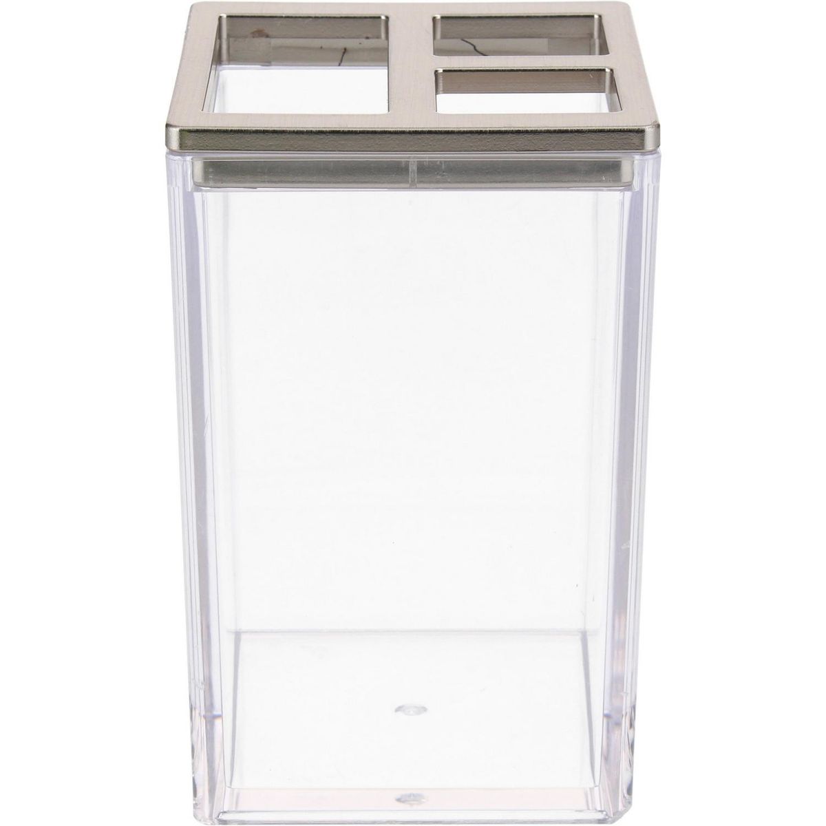 INTERDESIGN - Portacepillo para baño transparente