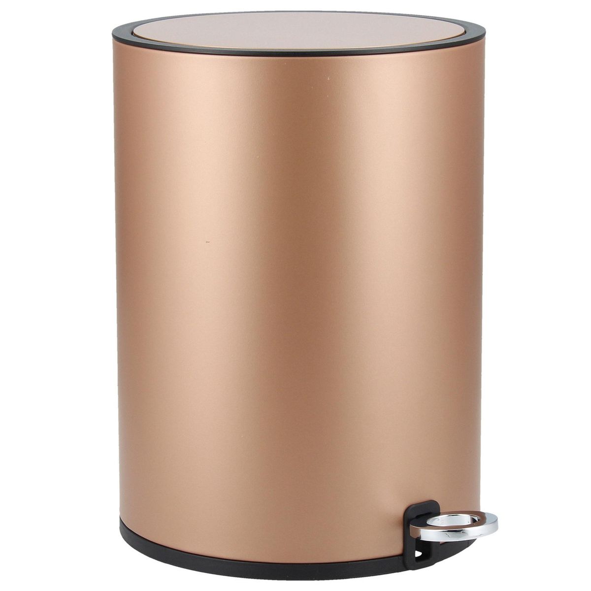 JUST HOME COLLECTION - Basurero 6 Litros Metal Café