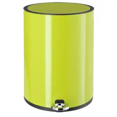 JUST HOME COLLECTION - Basurero 6 Litros Metal Verde