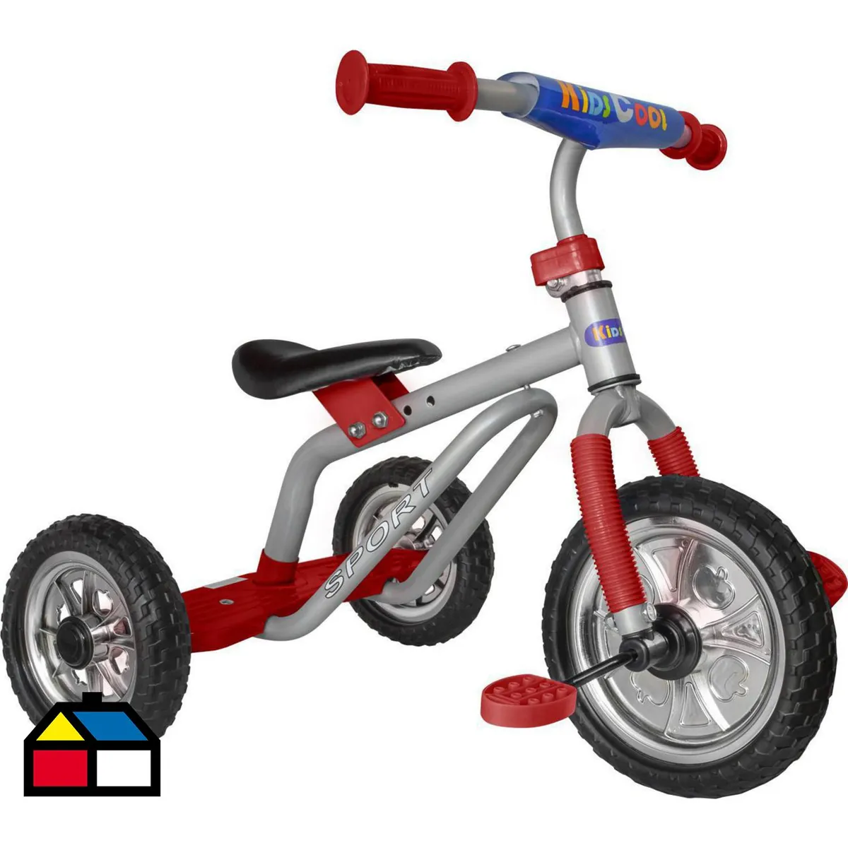 KIDSCOOL - Triciclo Clásico en Metal Rojo Desde 18 meses