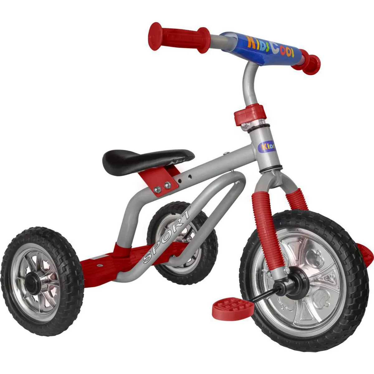 KIDSCOOL - Triciclo Clásico en Metal Rojo Desde 18 meses