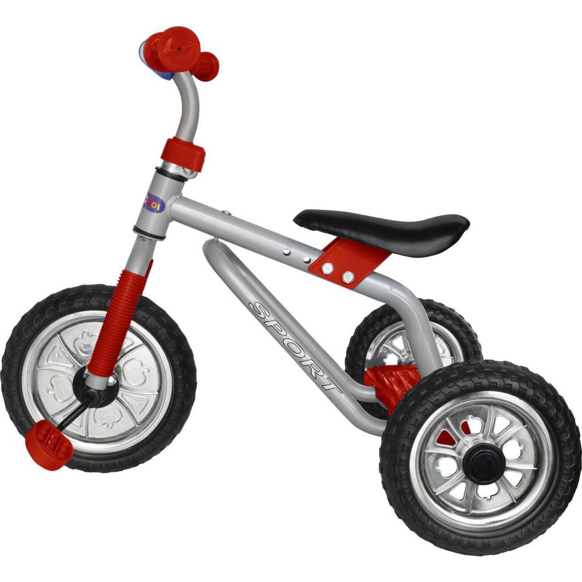KIDSCOOL - Triciclo Clásico en Metal Rojo Desde 18 meses