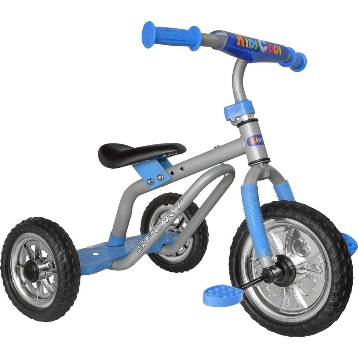 KIDSCOOL - Triciclo Clásico en Metal Azul Desde 18 meses