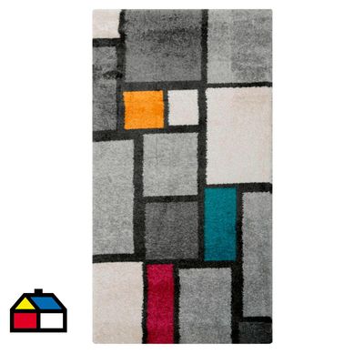 Alfombra Specter 60x115 cm Gris