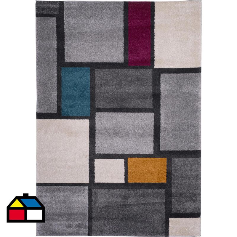 JUST HOME COLLECTION - Alfombra Specter 160x230 cm Gris