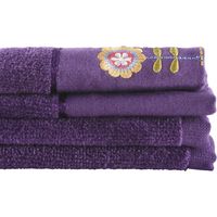Set de Toallas Visita 380 gr Algodón 30x50 cm Morado